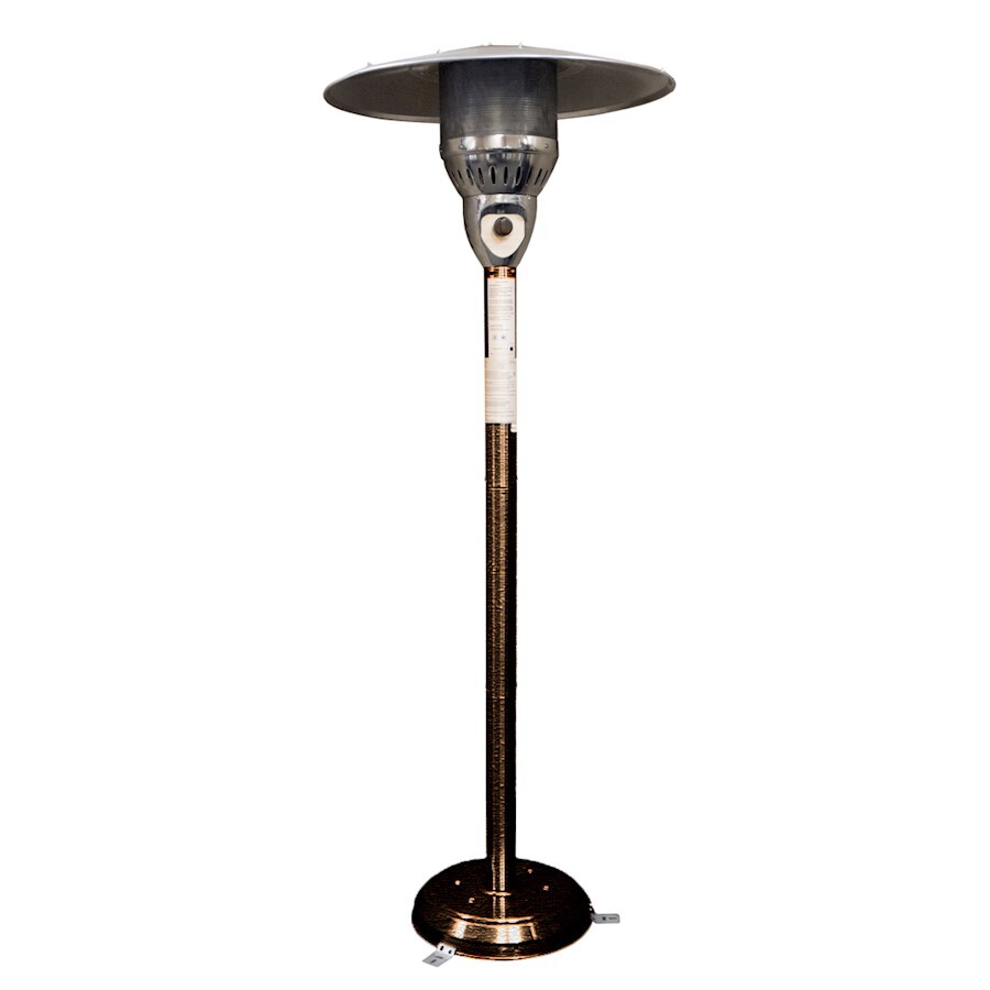AZ Patio Heaters Outdoor Natural Gas Patio Heater, Hammered Bronze - NG-HB
