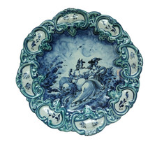 Ceramica decoro antico Savona Vaccari Albisola