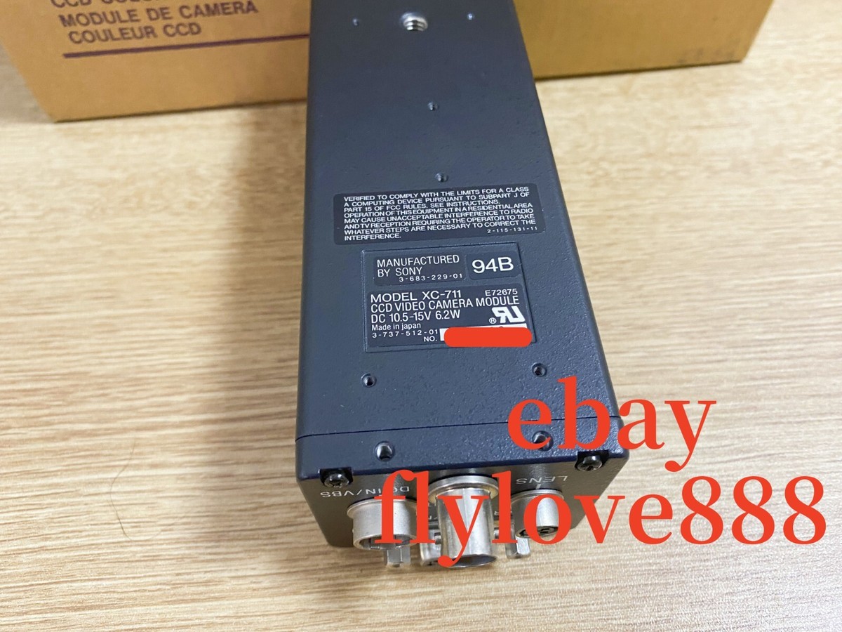 D142029 Sony Xc-711 CCD Color Vision Video Camera Module for