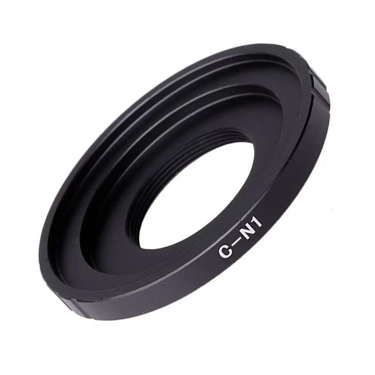 For Nikon V1 V2 V3 J1 J2 J3 J4 J5 C-N1 Adapter Ring Black C mount Lens - Image 3 of 4