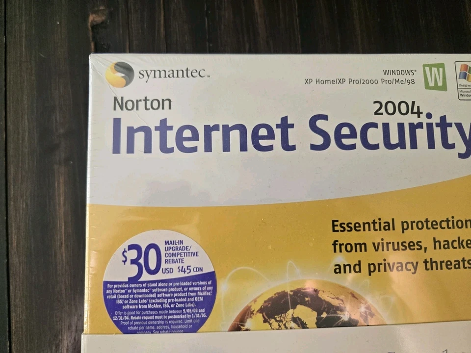 Norton Internet Security 2004 Windows XP Home / XP Pro / 2000 Pro / Me / 98 NUEVO Foto 4 de 4