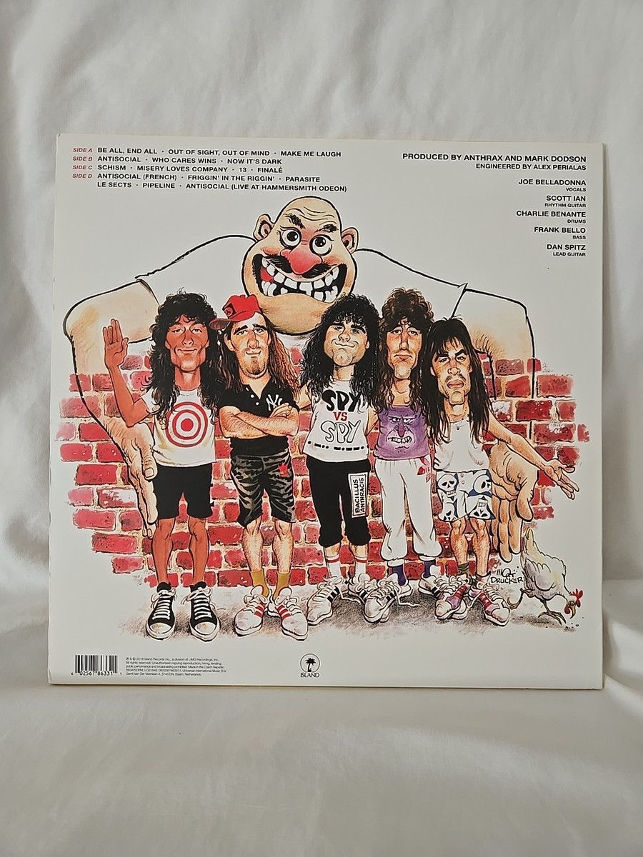 Anthrax State Of Euphoria 30th Anniversary Vinyl 2 LP MINT Limited Anthrax State Of Euphoria 30th Anniversary Vinyl 2 LP MINT Limited