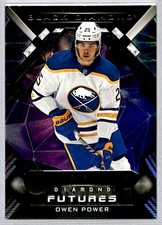 Owen Power 2022-23 UD Black Diamond Futures Purple Rookie /49 #BDF-OP Buffalo