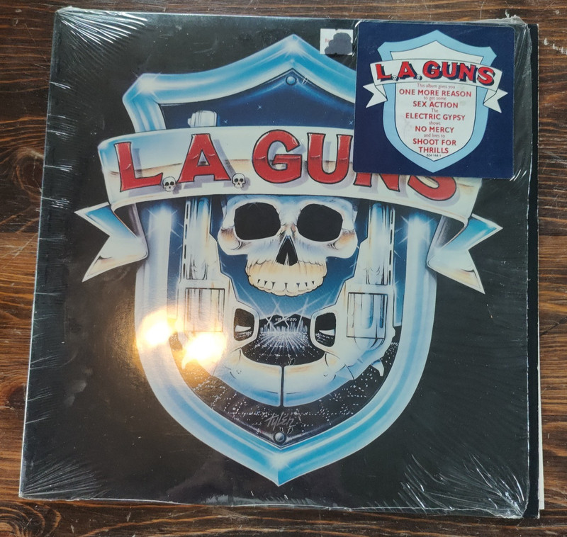 L.A. GUNS SELF TITLED ORIGINAL US 1988 1ST PRESSING Vinyl Lp Record Open Shrink
