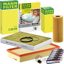 MANN FILTER INSPEKTIONSPAKET passend für AUDI Q7 4L 3.0 TFSI 272+333 PS MANN FILTER INSPEKTIONSPAKET passend für AUDI Q7 4L 3.0 TFSI 272+333 PS