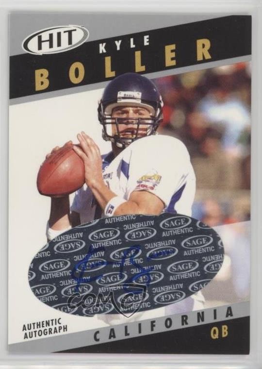 2003 SAGE Hit Silver Kyle Boller #A7 Rookie Auto RC 9b4