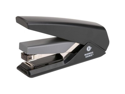 Business Source Full Strip Stapler Effortless 210 Staple Capacity Black 62838