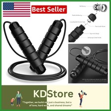 Durable Speed Jump Rope with Ball Bearings - Ideal for All Ages  Fitness Levels