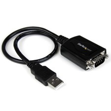 Startech Icusb2321X 1Pt Usb To Serial Rs232 Adapter Db9 Converter Cable