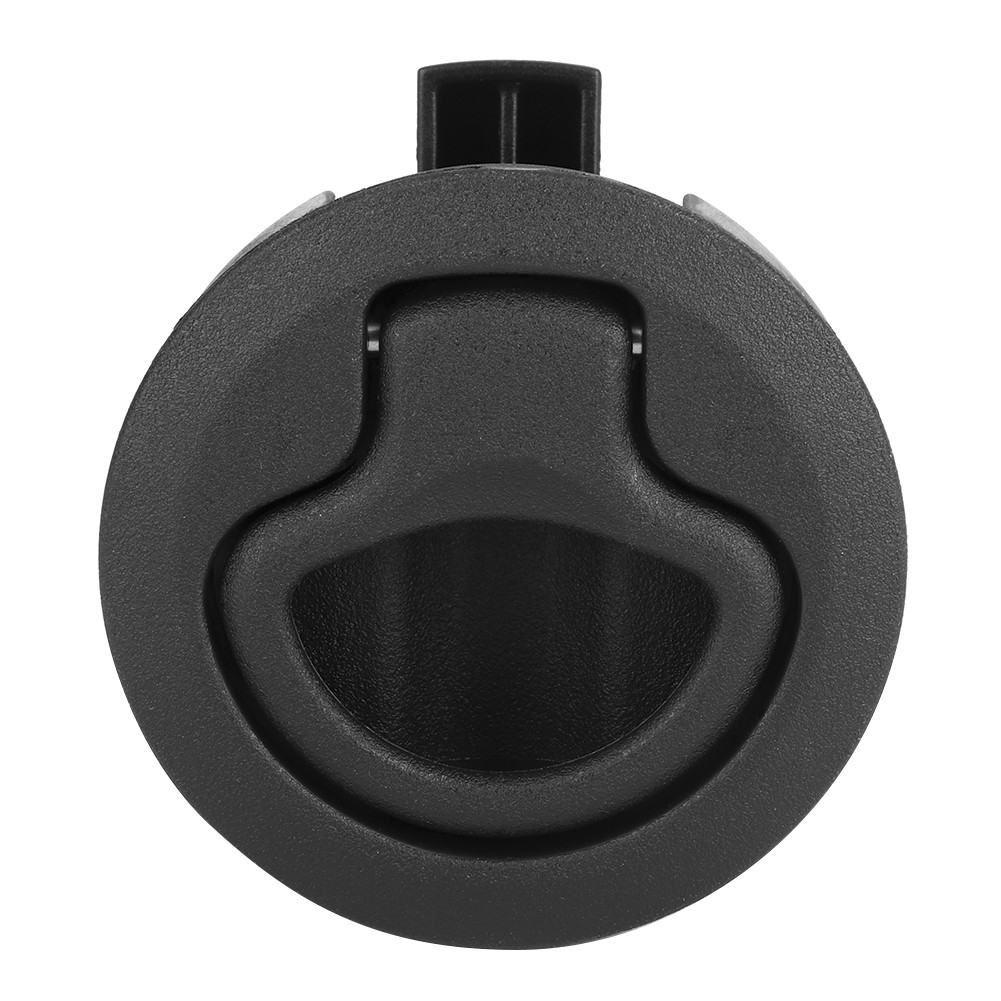 Black Round Flush Slam Latch Deck Pull Practical Boat Marine Hardware