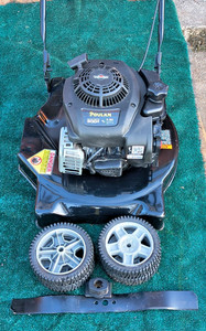 POULAN 20" PUSH MOWER W/ ELITE 4.5 BRIGGS PP160 NEEDS S/DISCHARGE FLAP WHL BOLTS