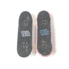 2 Tech Deck Finger Skateboards - Nyjah Huston + Sky Brown Skateistan Vintage Lot