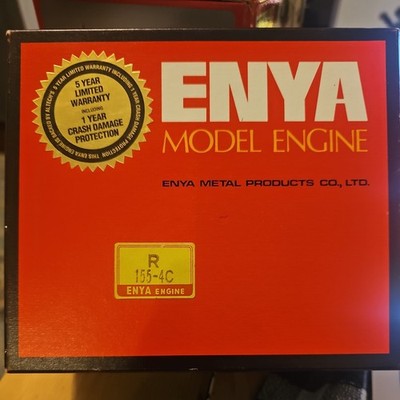 Vintage and new in box ENYA R155-4C 4-Stroke RC Airplane Engine  Made in Japan