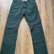 Levi's 511 Slim Fit Boys Dark Green Straight Leg Jeans