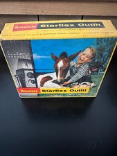 1950's Brownie Starflex Camera Deluxe Outfit, Flash, Flash Bulbs