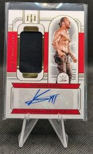 2024 Panini National Treasures WWE /35 #SM-KKR Karrion Kross Auto Relic Card 