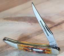 CASE XX 610096 SS LIMITED EDITION TEXAS TOOTHPICK AUTUMN BONE SECOND CUT KNIFE