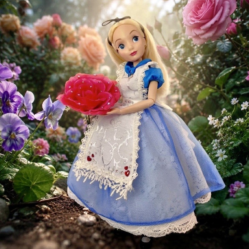 Disney Alice In Wonderland Doll Limited Edition OOAK Designer Barbie Dolls LE