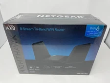 ✅New Sealed✅ NETGEAR Nighthawk AX8 Tri-Band AX6200 Wi-Fi 6 Router RAX78-100NAS