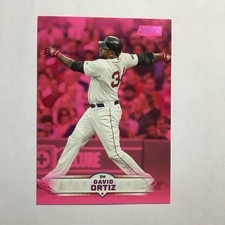 2025 Topps Stadium Club David Ortiz Pink Parallel SP Fat Pack #69 Boston Red Sox