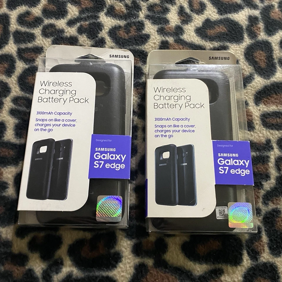 Чехол-аккумулятор для беспроводной зарядки Samsung Galaxy S7 EDGE — черный - Изображение 3 из 4