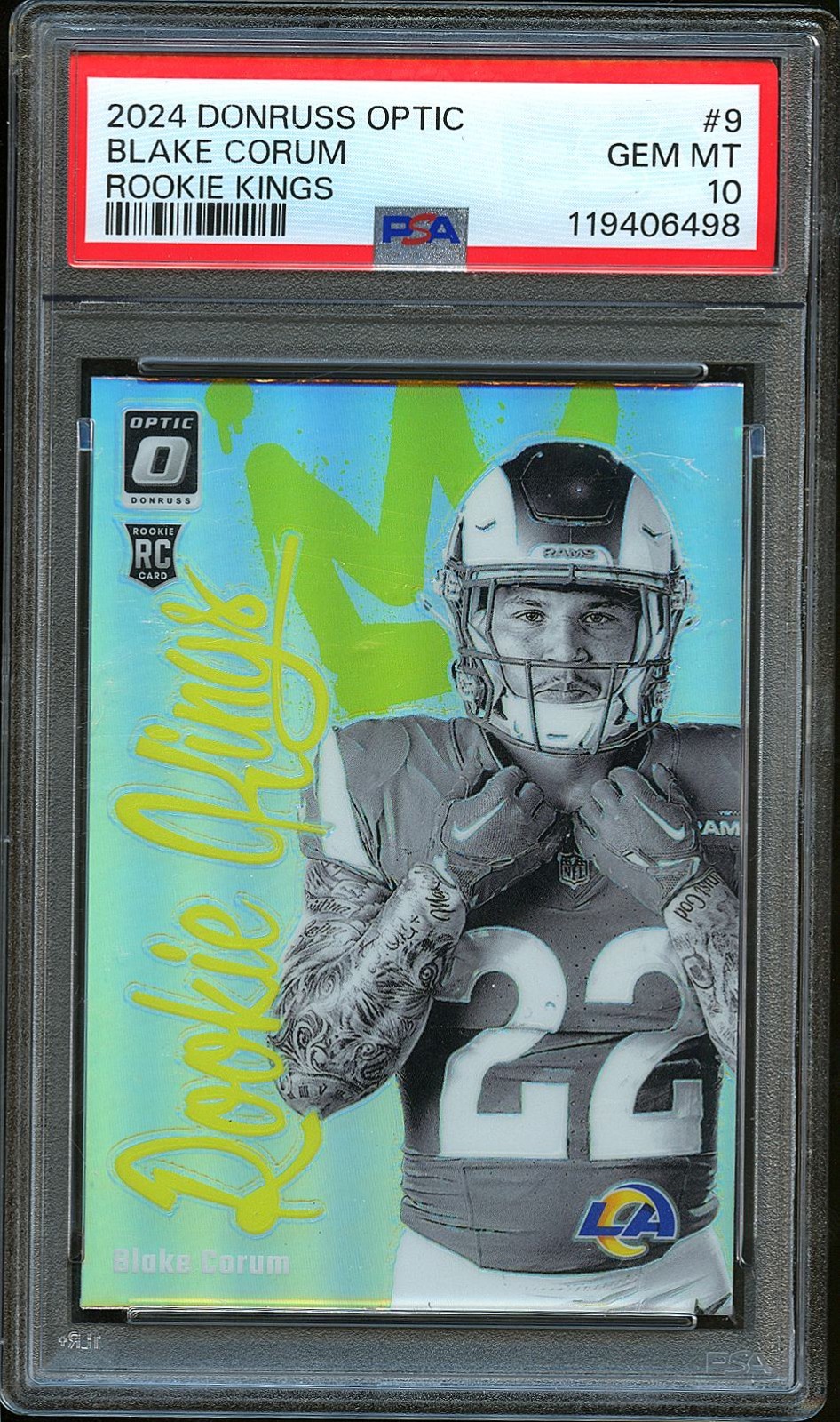Blake Corum Panini Donruss Optic Rookie Kings #9 Base