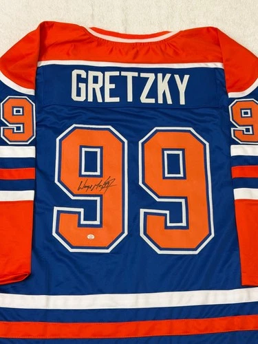 Wayne Gretzky Edmonton Oilers Signed Hockey Jersey COA
