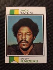 1973 Topps - Jack Tatum #288 (RC). Raiders. EX