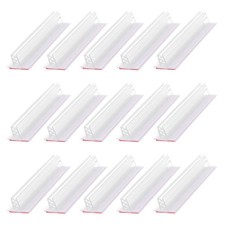 15 Pcs Selbstklebende Halterung Zeichenhalterst&auml;nder Schilderhalter