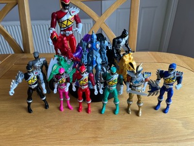 Power Rangers Dino Charge 11x Dino Charge Evil Alien & Rangers inkl Gold sehr guter Zustand
