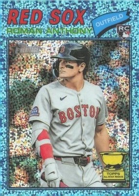 2026 Topps Heritage Chrome Blue Sparkle SP #86 Roman Anthony 