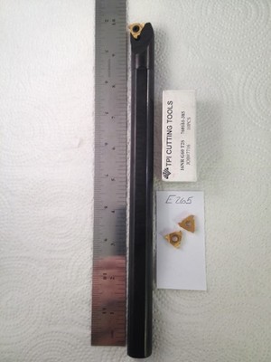 1 NEW 3/4'' THREADING BORING BAR. SIR 0750 S16. w/ 10pc 16 nr g60  INSERTS -e265-