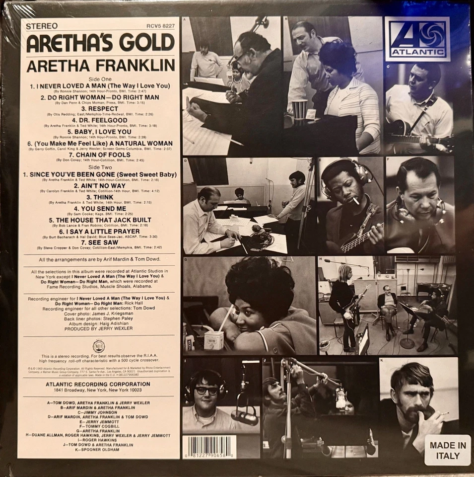 ARETHA FRANKLIN ARETHA’S GOLD LE LP LEMON LIME VINYL & OOP ARETHA 377 FUNKO POP - Image 4 of 4