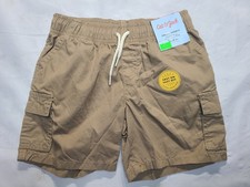 Boys'Pull-On' Above the Knee' Cargo Shorts Cat  Jack Brown Size XS