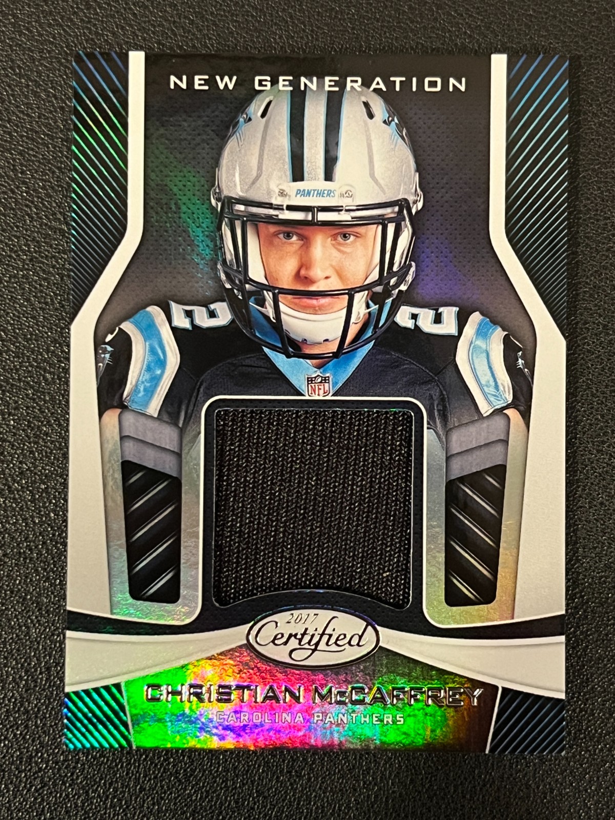 Christian McCaffrey Panini Certified New Generation Jersey #CM Base