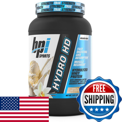 Bpi Sports Hydro Hd - 100 Hydrolyzed Whey Protein Powder - Muscle Growth