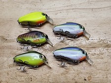 Bill Lewis Echo 1.75 Squarebill Crankbait Lot Of 5 Great Colors