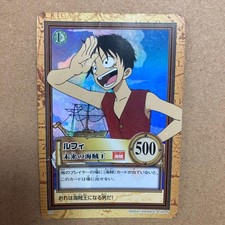 Luffy One Piece Carddass Hyper Battle 1999 Holo Rare TCG Bandai C01 Japanese JP