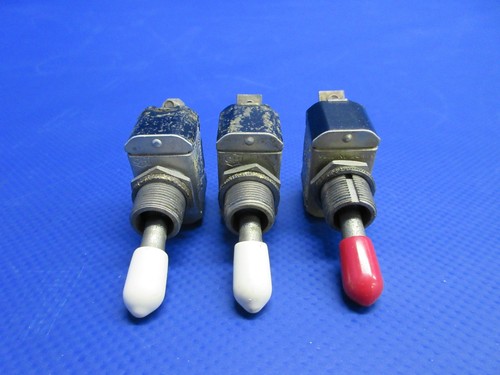 Cessna 310 / 310I Cutter-Hammer Toggle Switch P/N AN3021-2 LOT OF 3 (0326-815)
