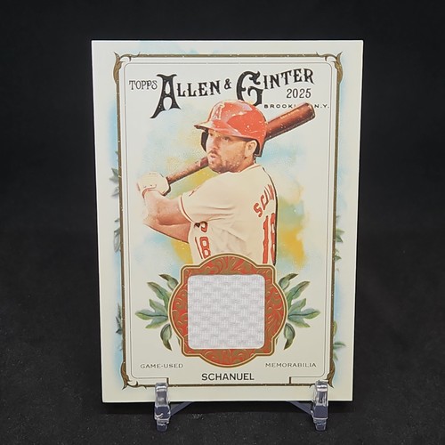 2025 Topps Allen & Ginter - Nolan Schanuel - Game Used Mem - LA Angels