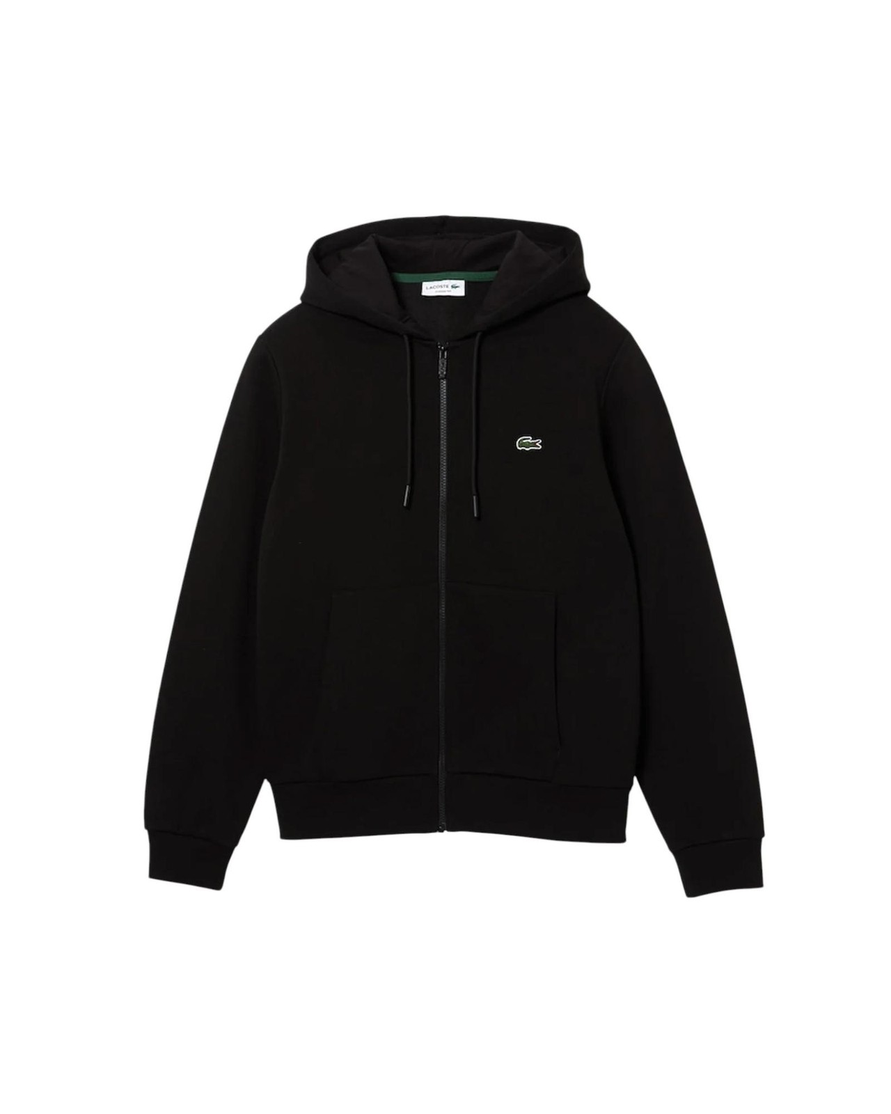 Lacoste Classic FullZip Hoodie Men Black Sweatshirts
