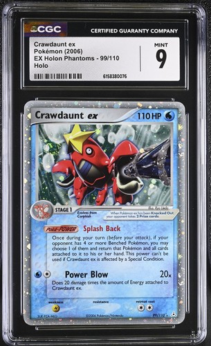 Crawdaunt ex graded CGC 9 for sale on eBay