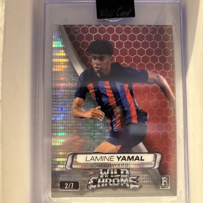 LAMINE YAMAL 2024 WILD CARD COMIX BARCELONA ROOKIE CARD #2/7