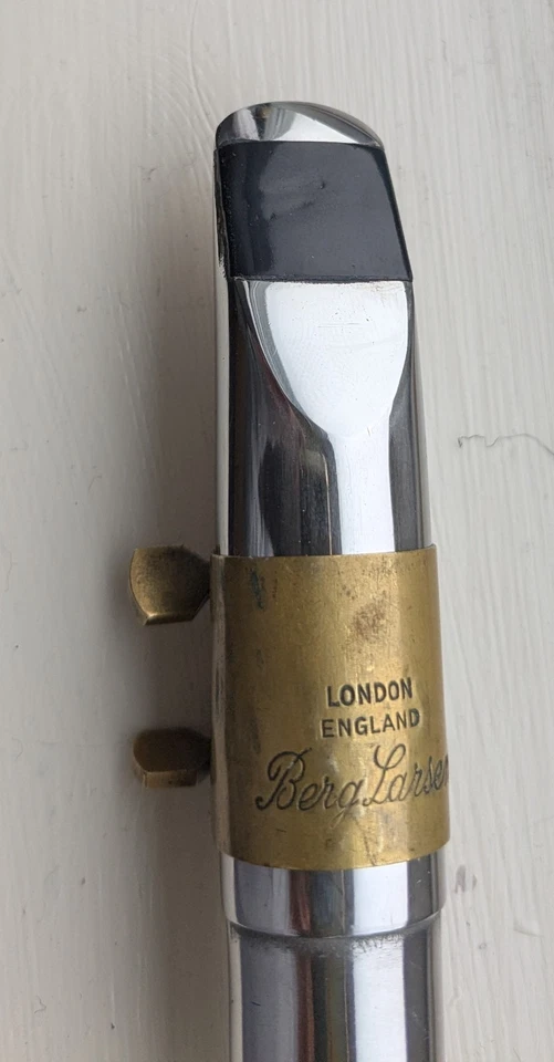 Vintage Berg Larsen Metal Tenor Saxophone Mouthpiece - Image 3 of 4