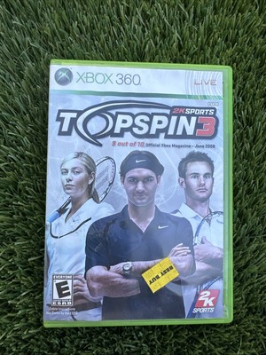 Top Spin 3 (Microsoft Xbox 360, 2008)