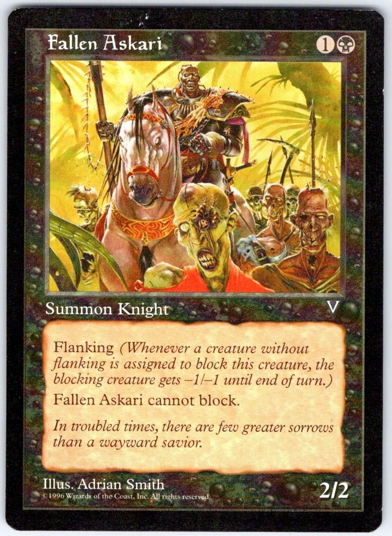 Fallen Askari Common Visions Magic: The Gathering Near Mint