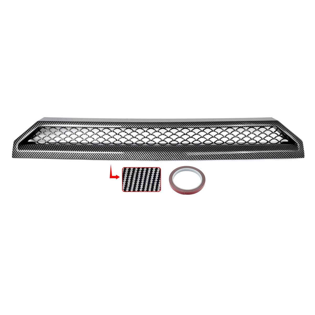 For Mercedes G Class W463 Carbon Look Front Lower Mesh Grille Grill 1990-2018