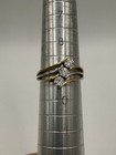 D’Joy Sterling Silver Triple Stone Ring Three Tone Swirl Design Size 9 — photo 6
