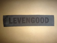 Vietnamkrieg Abgestuftes Druck Brusttaschen-Patch US Army LEVENGOOD Namensband