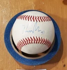 Autographed Baseball game used RILEY MARTIN Chicago Cubs